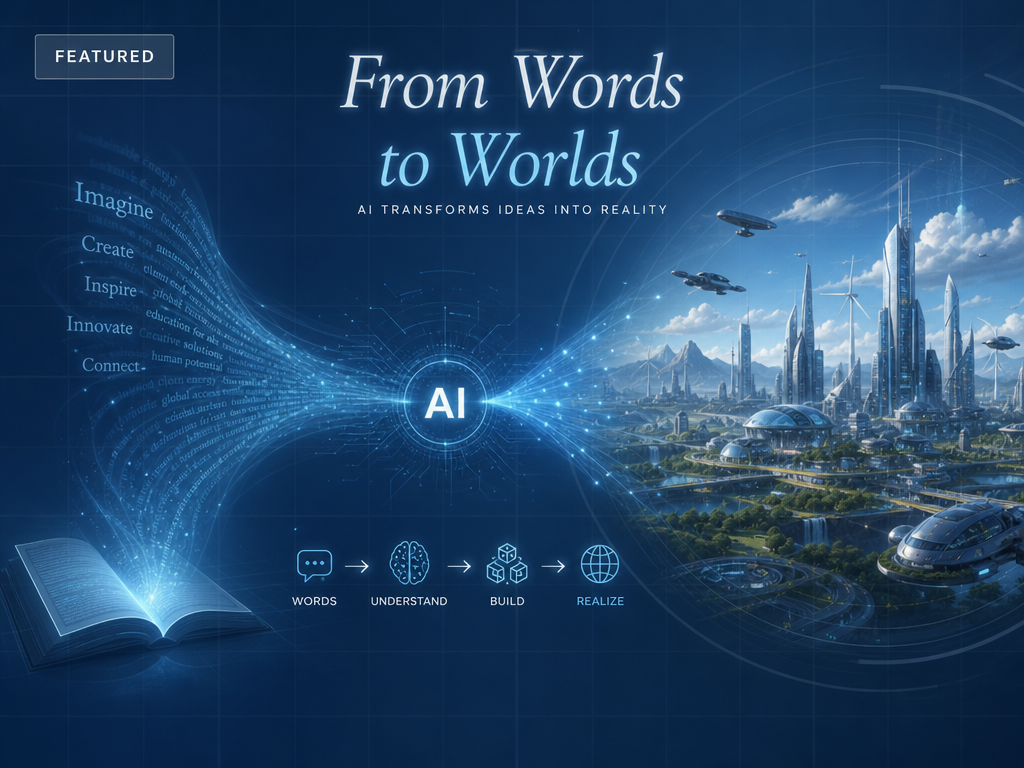 From Words to Worlds